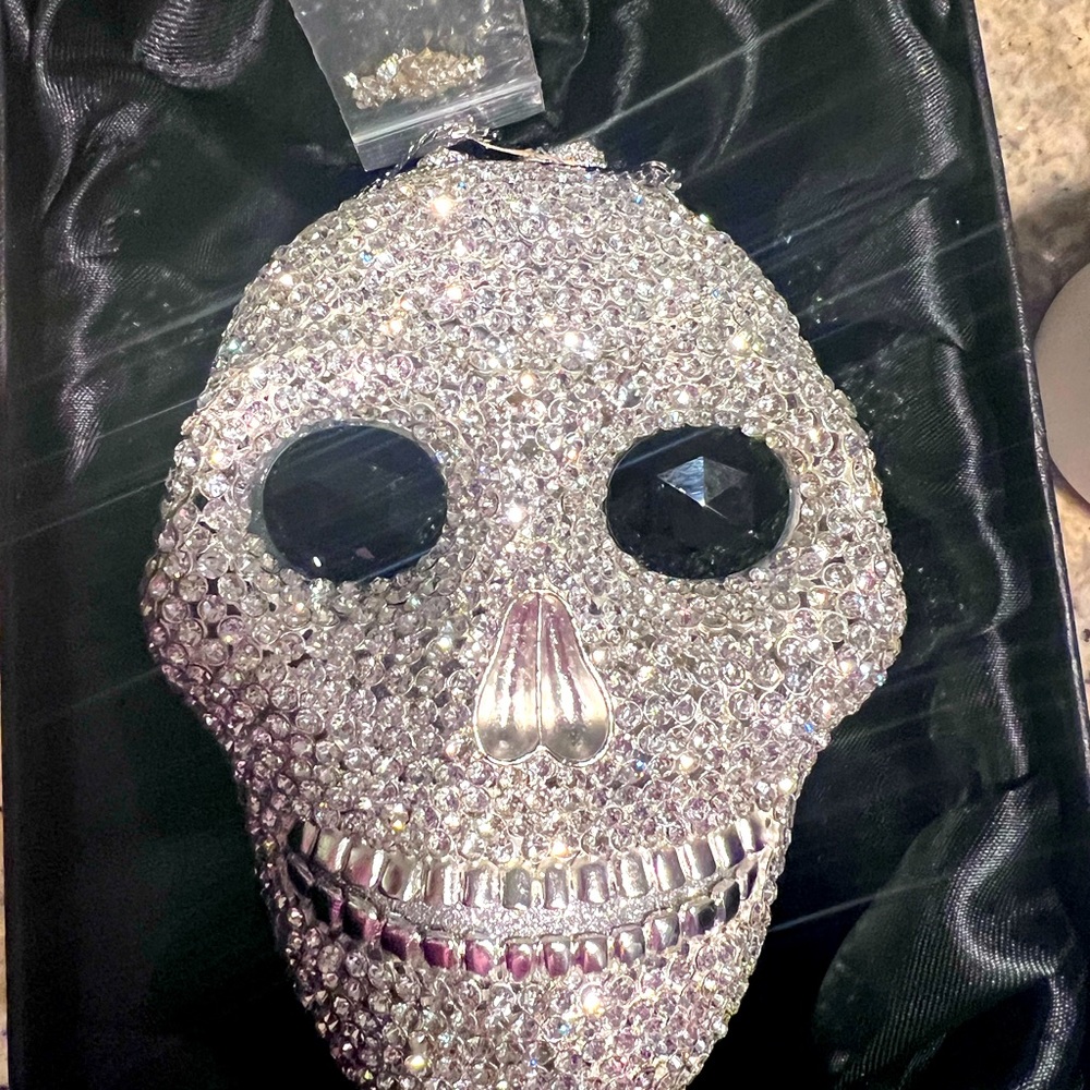 Skull clutch purse cocktail